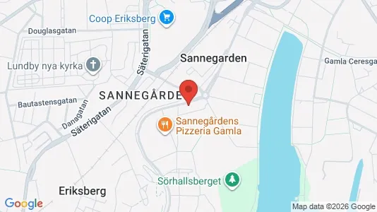 Apartments for rent i Lundby - kort over placeringen