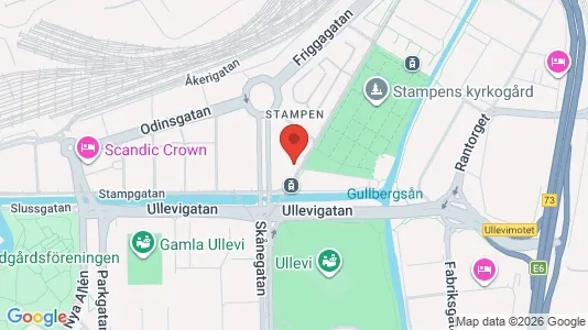 Apartments for rent i Gothenburg City Centre - kort over placeringen