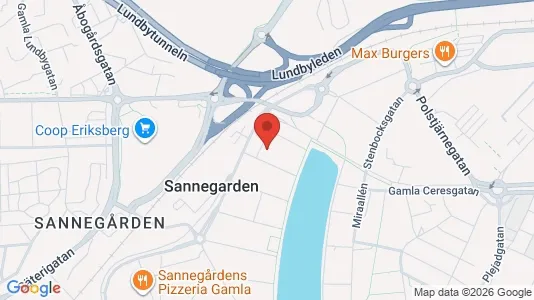 Apartments for rent i Lundby - kort over placeringen