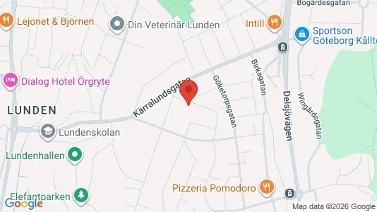 Apartments for rent i Örgryte-Härlanda - kort over placeringen