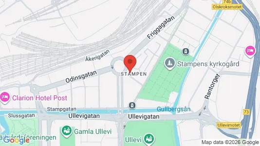 Apartments for rent i Gothenburg City Centre - kort over placeringen