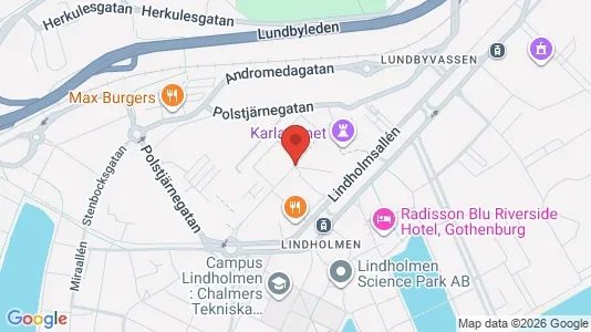 Apartments for rent i Lundby - kort over placeringen