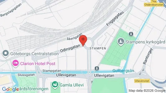 Apartments for rent i Gothenburg City Centre - kort over placeringen