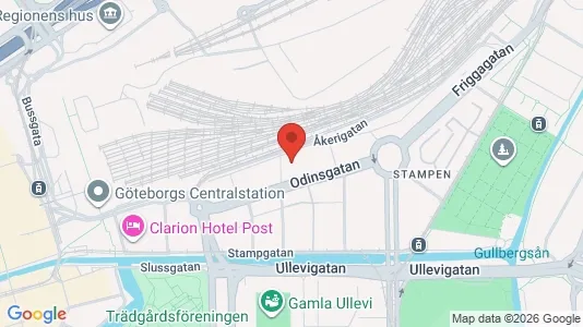 Apartments for rent i Gothenburg City Centre - kort over placeringen