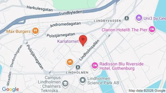 Apartments for rent i Lundby - kort over placeringen