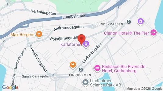 Apartments for rent i Lundby - kort over placeringen