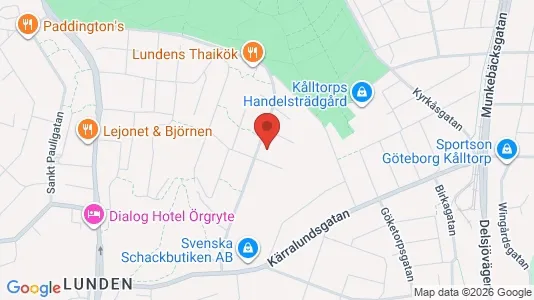 Apartments for rent i Örgryte-Härlanda - kort over placeringen