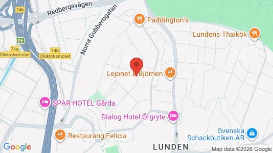 Apartments for rent i Örgryte-Härlanda - kort over placeringen