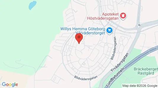 Apartments for rent i Västra hisingen - kort over placeringen