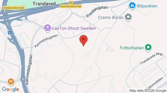 Apartments for rent i Borås - kort over placeringen