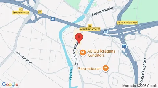 Apartments for rent i Borås - kort over placeringen