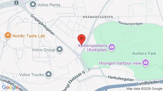 Apartments for rent i Lundby - kort over placeringen