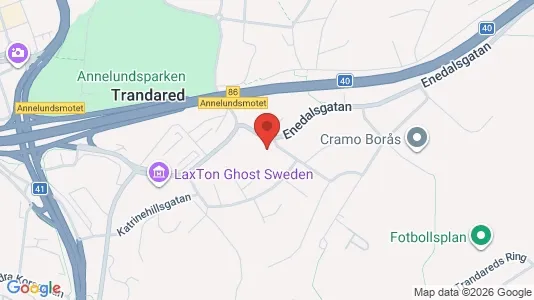 Apartments for rent i Borås - kort over placeringen