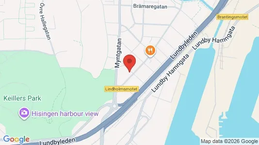Apartments for rent i Lundby - kort over placeringen