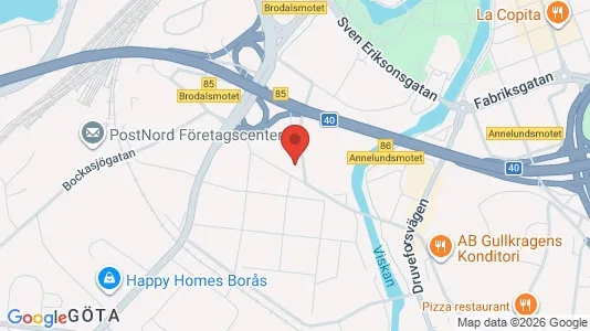 Apartments for rent i Borås - kort over placeringen