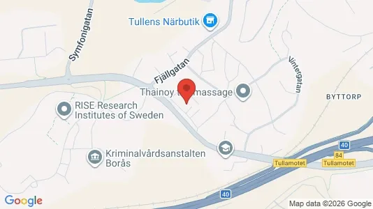 Apartments for rent i Borås - kort over placeringen