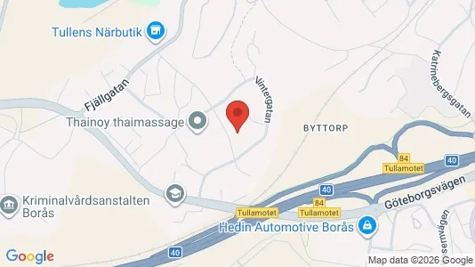 Apartments for rent i Borås - kort over placeringen