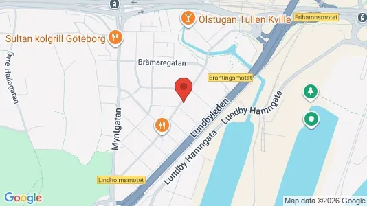 Apartments for rent i Lundby - kort over placeringen
