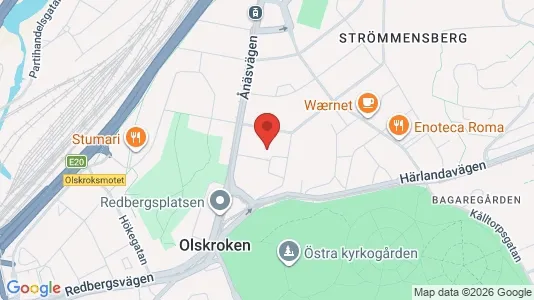 Apartments for rent i Örgryte-Härlanda - kort over placeringen