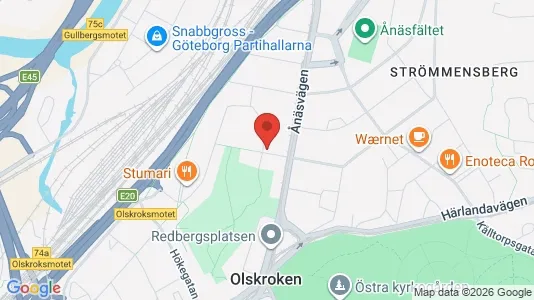 Apartments for rent i Örgryte-Härlanda - kort over placeringen