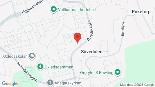 Apartments for rent i Partille - kort over placeringen