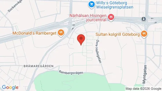Apartments for rent i Majorna-Linné - kort over placeringen