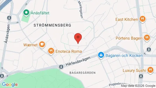 Apartments for rent i Örgryte-Härlanda - kort over placeringen