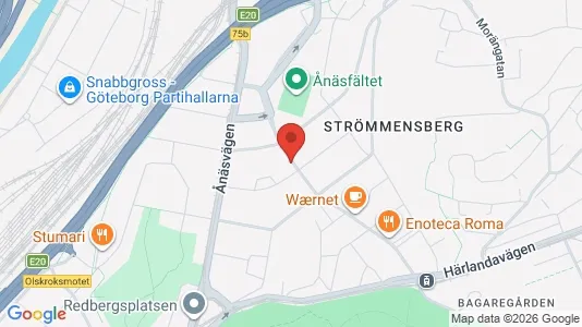 Apartments for rent i Örgryte-Härlanda - kort over placeringen