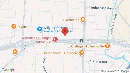 Apartments for rent i Lundby - kort over placeringen