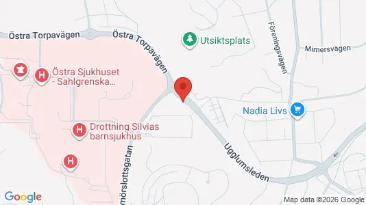Apartments for rent i Örgryte-Härlanda - kort over placeringen