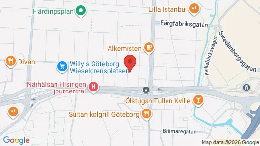 Apartments for rent i Lundby - kort over placeringen