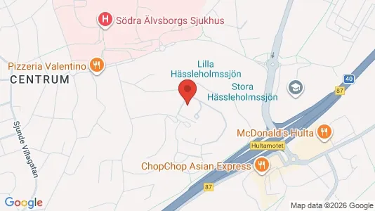 Apartments for rent i Borås - kort over placeringen