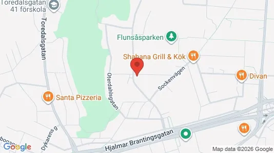 Apartments for rent i Lundby - kort over placeringen