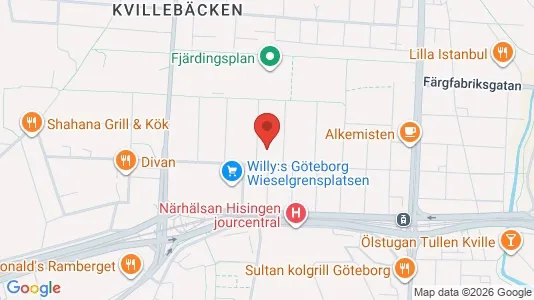 Apartments for rent i Lundby - kort over placeringen