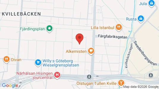 Apartments for rent i Lundby - kort over placeringen