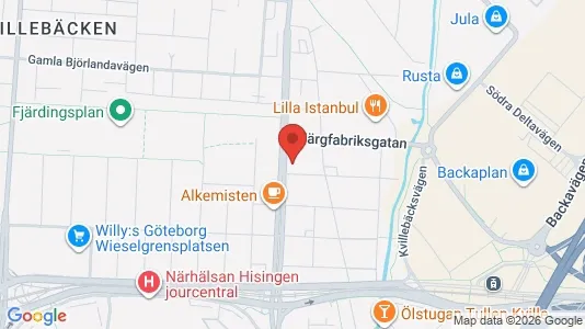 Apartments for rent i Lundby - kort over placeringen