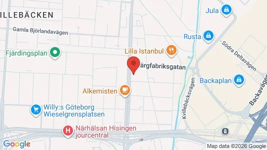 Apartments for rent i Lundby - kort over placeringen