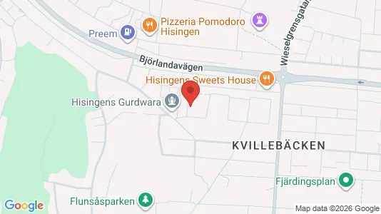 Apartments for rent i Lundby - kort over placeringen