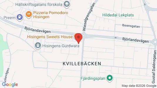 Apartments for rent i Lundby - kort over placeringen