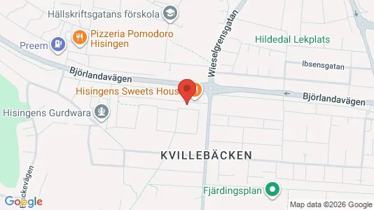 Apartments for rent i Lundby - kort over placeringen