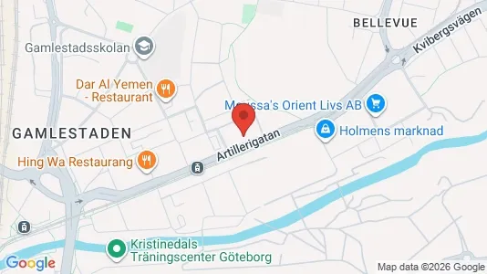 Apartments for rent i Gothenburg East - kort over placeringen