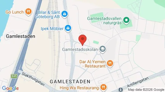 Apartments for rent i Gothenburg East - kort over placeringen