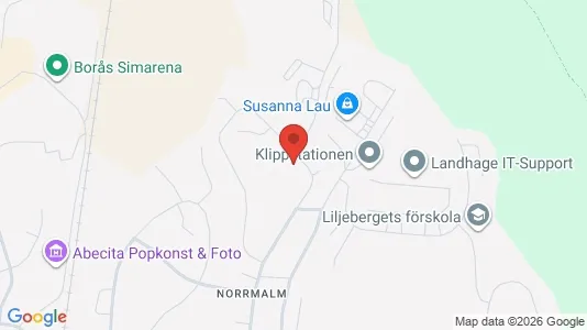 Apartments for rent i Borås - kort over placeringen