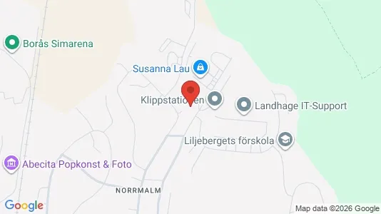 Apartments for rent i Borås - kort over placeringen