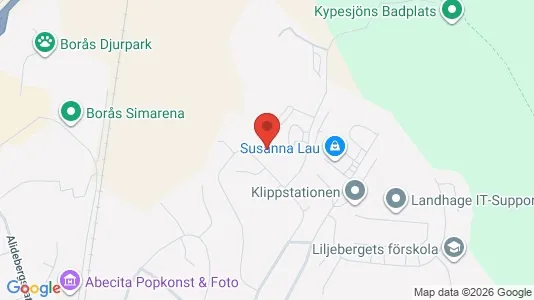 Apartments for rent i Borås - kort over placeringen