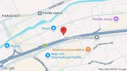 Apartments for rent i Partille - kort over placeringen
