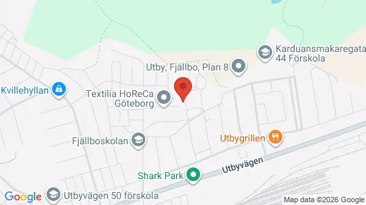 Apartments for rent i Gothenburg East - kort over placeringen