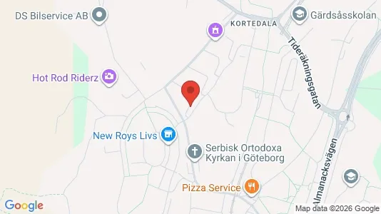 Apartments for rent i Gothenburg East - kort over placeringen