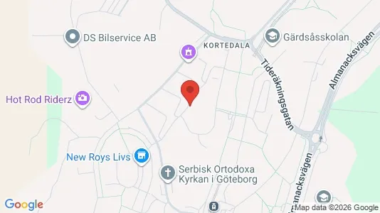 Apartments for rent i Gothenburg East - kort over placeringen