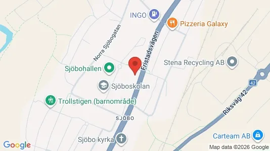 Apartments for rent i Borås - kort over placeringen